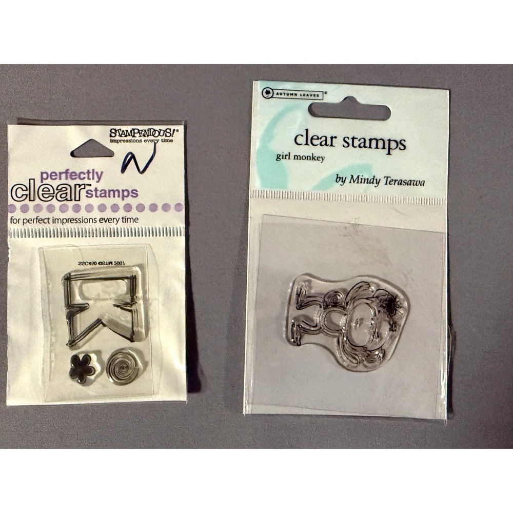Lot of 11 Clear Stamps Holiday Seasonal Themes Hero Arts Stampology Studio G New - Picture 4 of 15